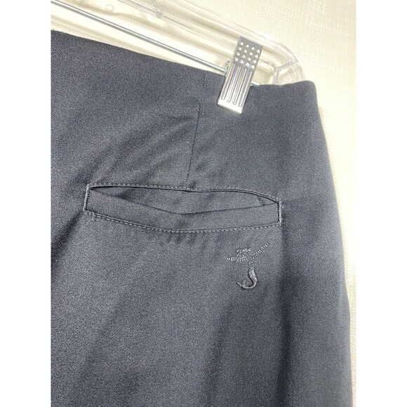 Tail Tech Pants Womens Sz 4 Black Pull On Zip‎ Pockets Straight Leg Golf Slacks - Picture 5 of 8